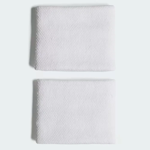 Muñequeras Adidas Padel Pequeñas 2 pack Blanco