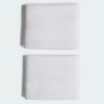 Muñequeras Adidas Padel Pequeñas 2 pack Blanco