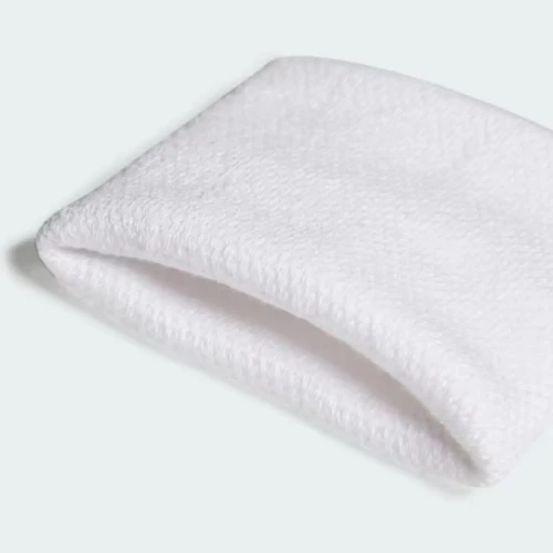 Muñequeras Adidas Padel Pequeñas 2 pack Blanco