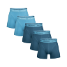 SALMING 5-Pack Cotton Boxer Blue Mix modra