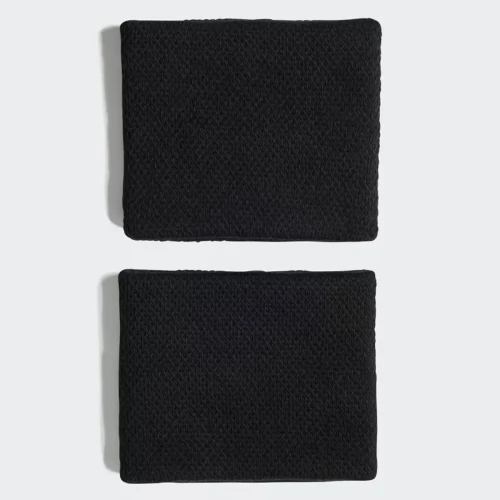 Muñequera Adidas Padel Pequeñas 2 pack Negro