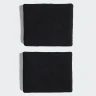 Muñequera Adidas Padel Pequeñas 2 pack Negro