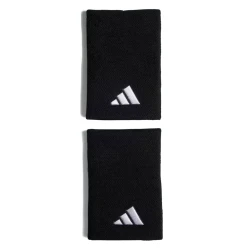 Muñequeras Adidas Padel Grandes 2 pack Negro