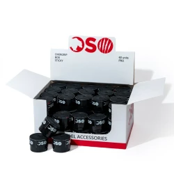 Caja de Overgrips OSO Padel GripStick Negro 60 Unidades