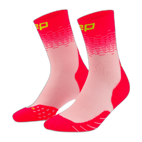 Носки компрессионные CEP Fade Edt. Women Pink / lime