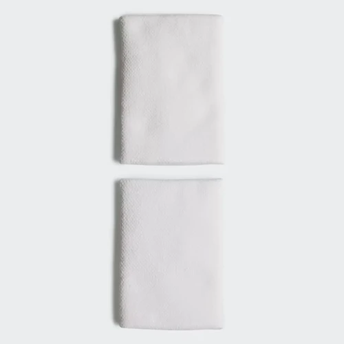 Muñequeras Adidas Padel Grande 2pack Blanco