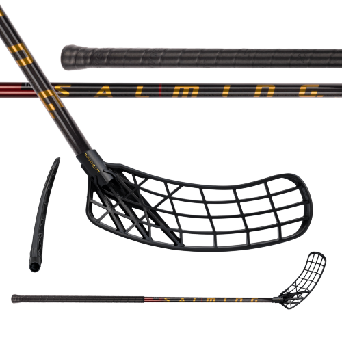 Клюшка для флорбола SALMING Q-series Carbon Swift Trident JR 30 Black/Red