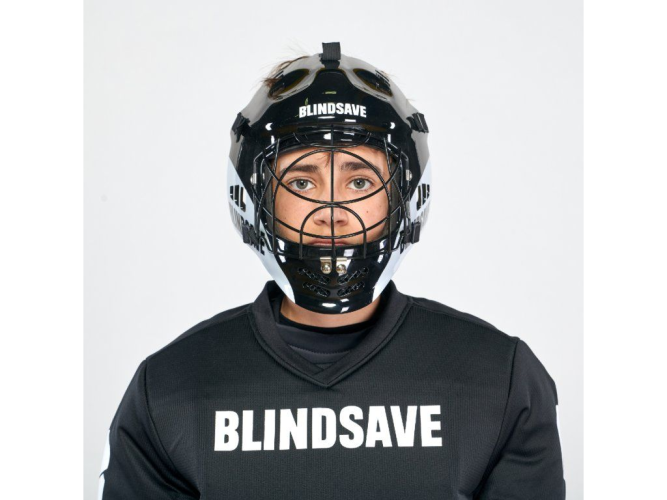 Шлем вратарский Blindsave Black Jr