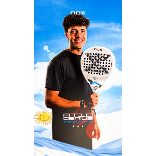 Pala Padel NOX AT10 Genius 18K Alum Argentina Edition 2026
