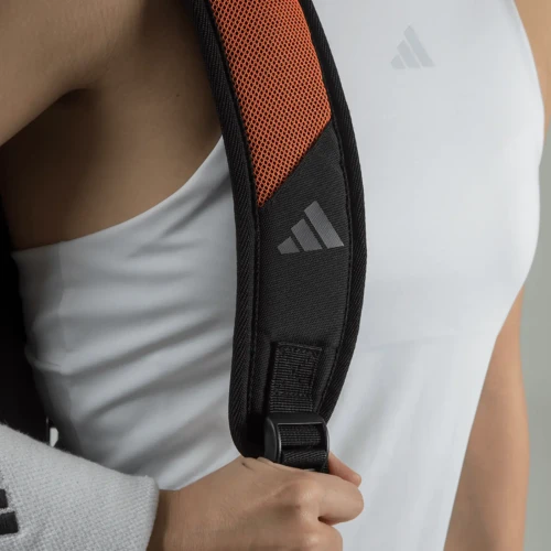 Mochila Adidas Multigame negro naranja 3.4