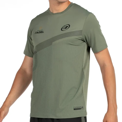 Camiseta Bullpadel Patos Kaki Premier Padel 2026