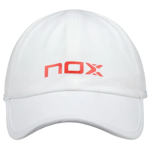 Gorra NOX Padel Blanca Roja