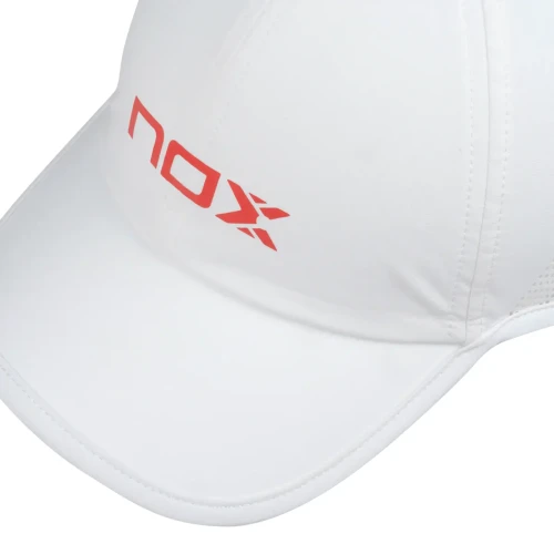 Gorra NOX Padel Blanca Roja