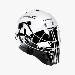 Шлем вратарский Unihoc Inferno 66 White/Black