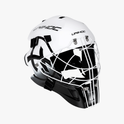 Шлем вратарский Unihoc Inferno 66 White/Black