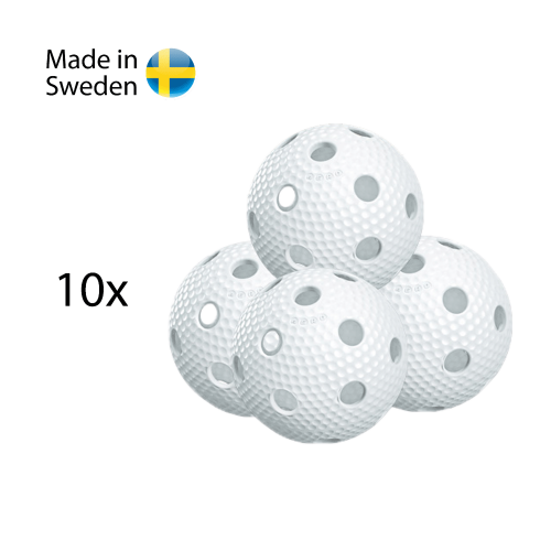 SALMING Aero Ball 10-pack, white
