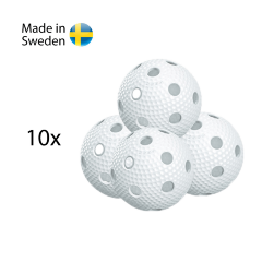 SALMING Aero Ball 10-pack, white