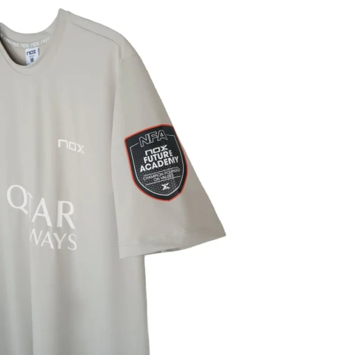 Camiseta Nox Sponsors AT10 Gris Suave de Agustín Tapia 2026