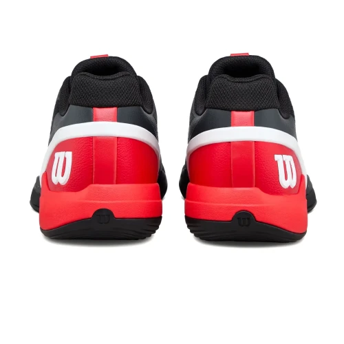 Zapatillas Wilson Rush Pro 5 Hombre 2026 Negro y Rojo