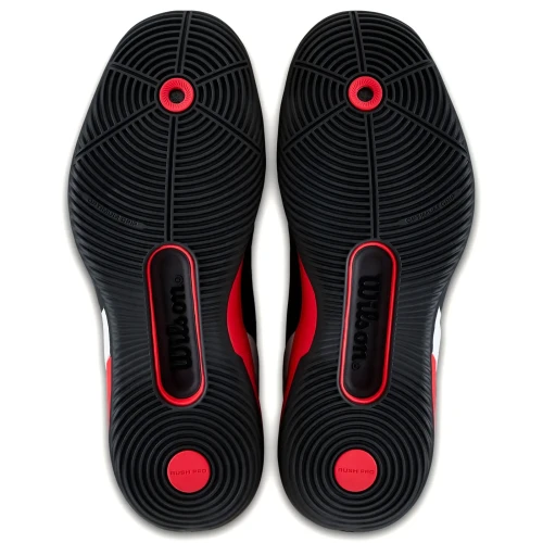 Zapatillas Wilson Rush Pro 5 Hombre 2026 Negro y Rojo