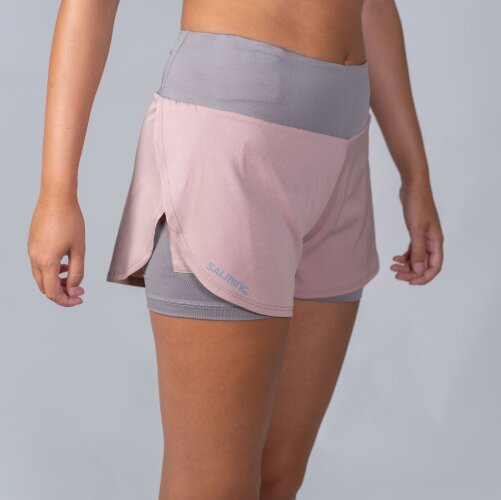Шорты SALMING Essential 2-in 1 Shorts Women DustyPink/Grey