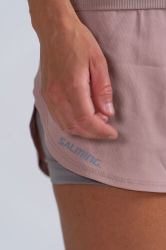 Шорты SALMING Essential 2-in 1 Shorts Women DustyPink/Grey