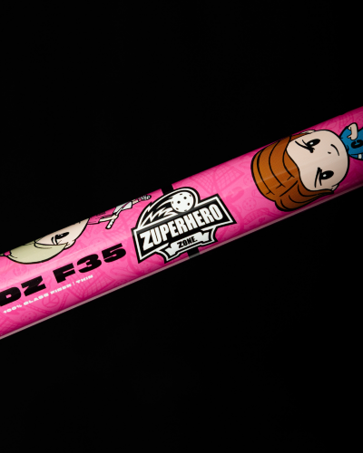 Клюшка для флорбола Zone Zuperhero 35 Thin Pink + мяч