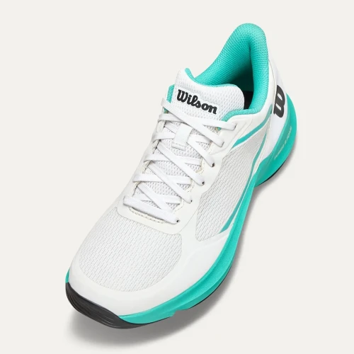 Wilson Hurakn Lite Women's Padel Shoes White Turquoise