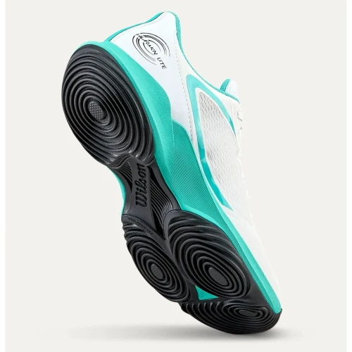Wilson Hurakn Lite Women's Padel Shoes White Turquoise
