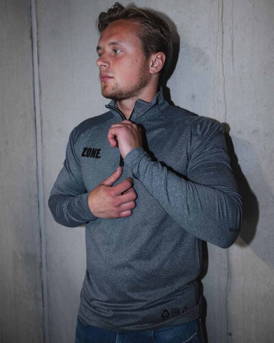 Лонгслив Zone Gymtime Grey Melange