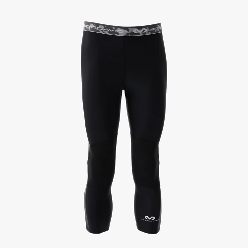 McDavid Compression 3/4 Tight With Dual Layer Knee Support Black