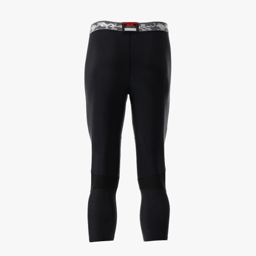 McDavid Compression 3/4 Tight With Dual Layer Knee Support Black