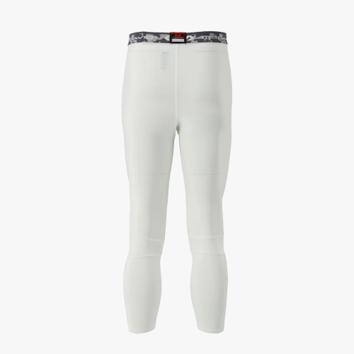 McDavid Compression 3/4 Tight With Dual Layer Knee Support White