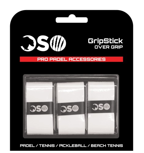 Blister OSO Padel GripStick Blanco 3 Overgrip