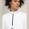 Sudadera padel Wilson Elevate Performance Half Zip 2026 Blanca