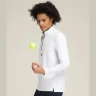 Sudadera padel Wilson Elevate Performance Half Zip 2026 Blanca
