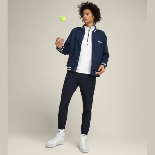 Sudadera padel Wilson Elevate Performance Half Zip 2026 Blanca
