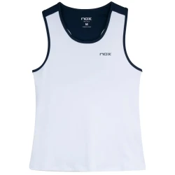 Camiseta Tirantes Mujer Team Blanco Navy NOX