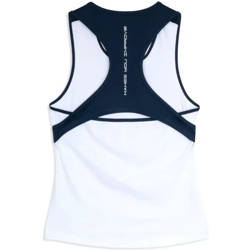 Camiseta Tirantes Mujer Team Blanco Navy NOX