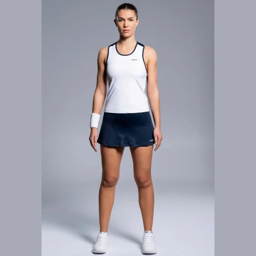 Camiseta Tirantes Mujer Team Blanco Navy NOX
