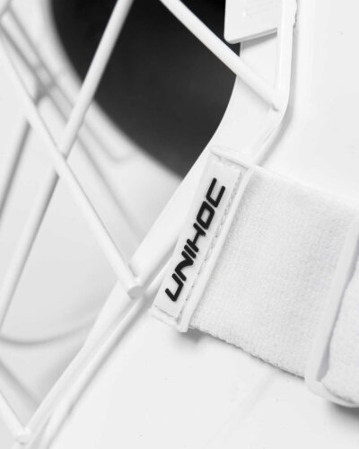 Шлем вратарский Unihoc Alpha Prime Evolab White